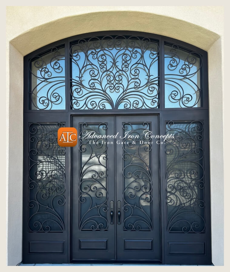 Custom Wrought Iron Door